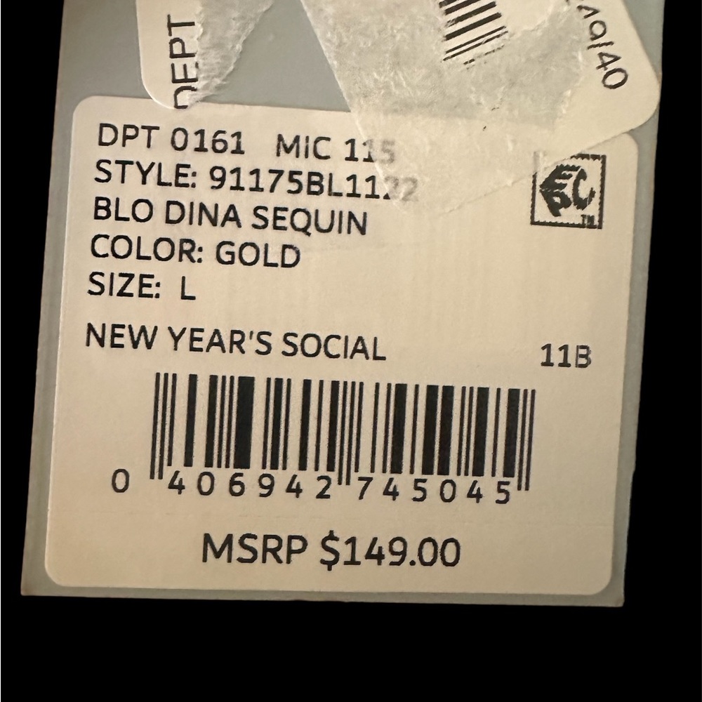 Antonio Melani Gold sequin cami - Picture 3 of 5